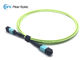 12 Fiber Female MPO To MPO Fiber Optic Cable Assemblies OM5 50/125 Type B