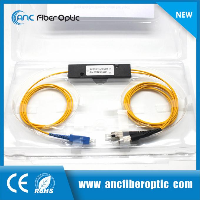 Single Mode Fiber Optic Cable Splitter 1310nm 1550nm Dual Window Coupler