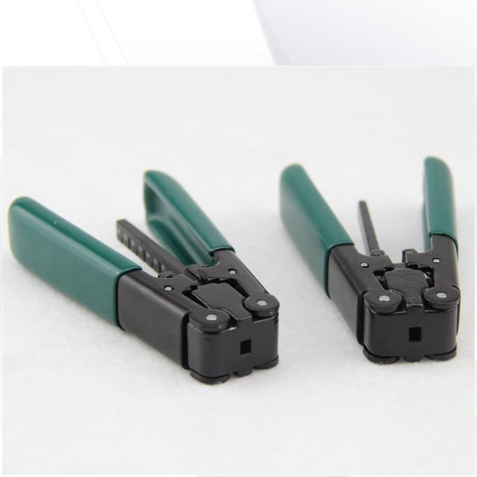 FTTH Drop Cable Stripper Fiber Optic Termination Tools Zinc Alloy Body Material