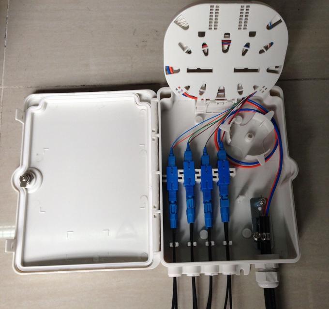 8core FTTC Fiber Optic Termination Box 1x8 PLC Splitter