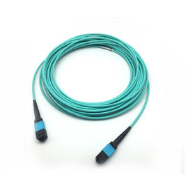 12 Fiber Single Module Mpo Fiber Cable With OM3 LC 0.9mm Connector