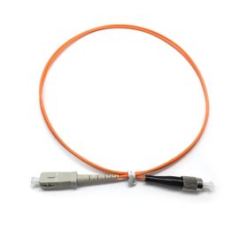 MTRJ To LC Duplex Fiber Optic Patch Cord SM / MM 1m - 10m Customized