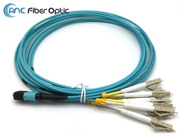 OM3 8F MPO Fiber Optic Cable Assemblies