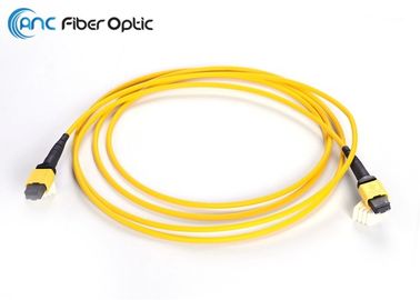 Low Loss SM MPO To MPO Truck Cable Assembly 8 Fiber Type A Or B Polarity