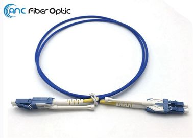 Data Center Uniboot Lc To Lc Fiber Patch Cable Switchable SM OM3 OM4 With Pull Leg