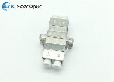 Metal Housing LC Duplex Fiber Optic Cable Adapter