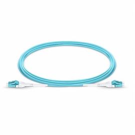 Pre Terminated Fiber Optic Patch Leads , Customized FTTH Drop Cable With Pull Leg