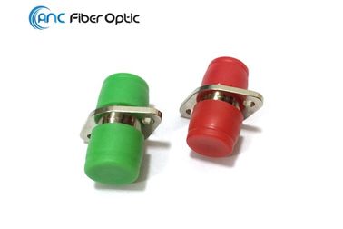Metal Housing Adapter Fiber Optic FC FC/APC Oval With Different Color Dust Cap