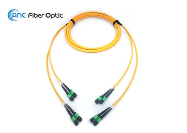48 Fiber MTP MPO Trunk Cable Assembly 100% Interferemeter Pass SM OM3 OM4 OM5 Optional