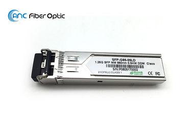 850nm Wavelength Fiber Optic Transceiver 1.25G SFP-SX 850nm 550M Cisco HP Compatible