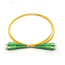 SC/APC-SC/APC Duplex Fiber Optic Patch Cord, G652D G657A1 G657A2 Fiber Optional