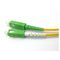 SC/APC-SC/APC Duplex Fiber Optic Patch Cord, G652D G657A1 G657A2 Fiber Optional