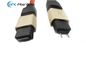 High Density MTP MPO Fiber Patch Cord Connectors 12F 24F For Data Center