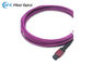 8M Digital Fiber Optic Cable LSZH OM4 50/125 Violet MTP Female Type B Elite Trunk Wire