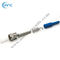 ST Fiber Patch Cord Connector Multimode / Singlemode Zinc Alloy For 0.9mm Cable