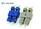 SC Male To LC Female Fiber Optic Adapters Plastic Material Simplex / Duplex Optional