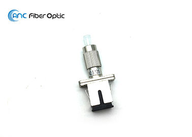 FC Male To SC Female Fiber Optic Adapter Metal Housing Single / Multi Mode Optional