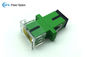 Simplex SC Fiber Optic Adapter PBT Housing With Transparent Shutter Dust Cap