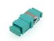 SC Simplex Fiber Optic Adapters Flangeless Blue Green Beige Aqua Violet Color Optional