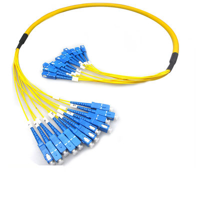 Duplex MU Fiber Optic Patch Cord For CATV / Metro / Data Centers